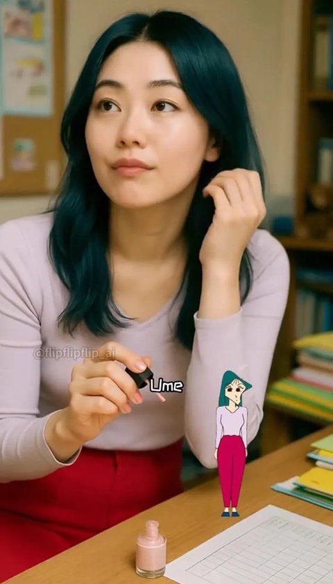 Potret Pemeran Kartun Shincan Jika Pakai AI, Visualnya Udah Mewakili Banget dengan Realistis