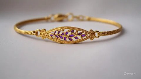 Gelang Nama dengan Aksen Arab/AI