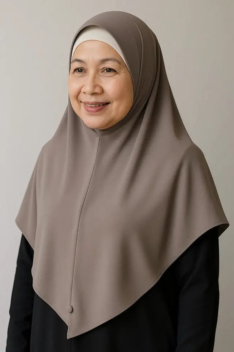 Tips Memilih Jilbab Instan Modern untuk Ibu-Ibu 50 Tahun/AI