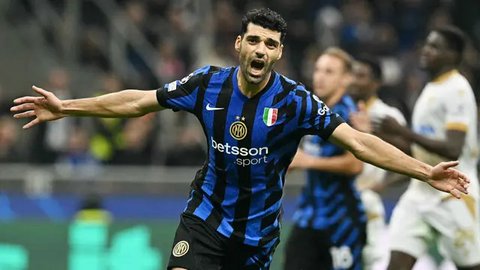 Mehdi Taremi terpilih menjadi pemain terbaik dari kemenangan 4-0 Inter Milan atas Red Star Belgrade dalam laga matchday 2 League Phase Liga Champions 2024/2025 yang digelar di Giuseppe
