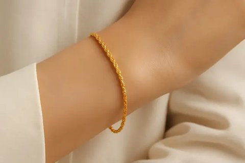 Model Gelang Emas Tali Terbaru (created by AI)