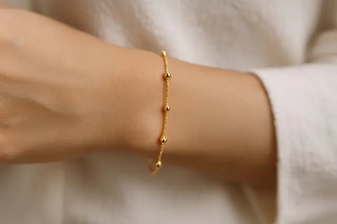 Model Gelang Emas Tali Terbaru (created by AI)