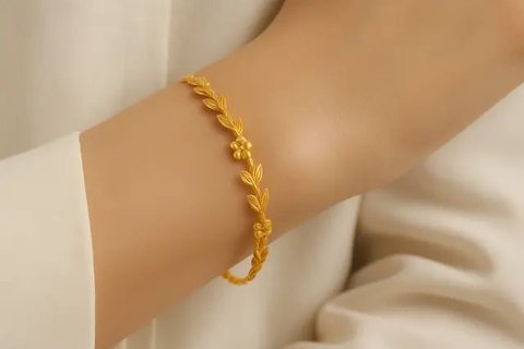 Model Gelang Emas Tali Terbaru (created by AI)