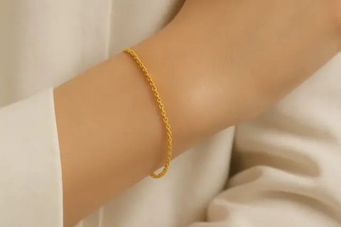 Model Gelang Emas Tali Terbaru (created by AI)