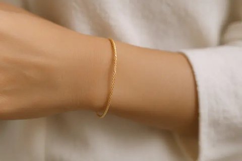 Model Gelang Emas Tali Terbaru (created by AI)