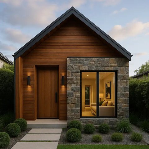 Contoh Rumah Kecil Tapi Mewah/AI