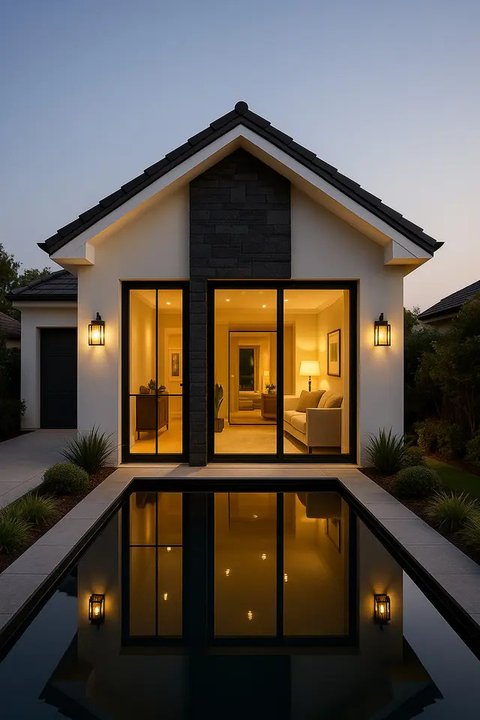 Contoh Rumah Kecil Tapi Mewah/AI