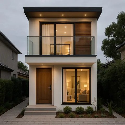 Contoh Rumah Kecil Tapi Mewah/AI