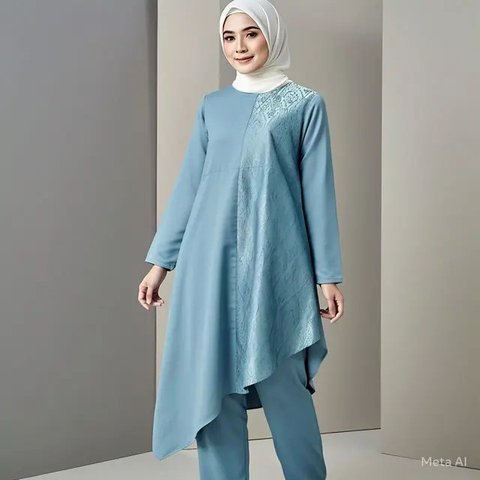 Model Baju Gamis Terbaru by Meta AI