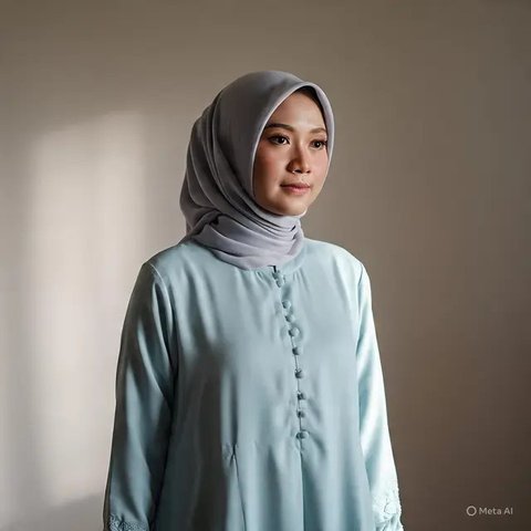 Model Baju Gamis Terbaru 2025(Ilustrasi gambar oleh AI)