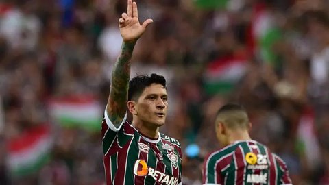 Penyerang andalan Fluminense, German Cano (AFP/Pablo Porciuncula)