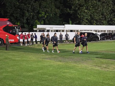 Timnas Indonesia Gelar Latihan Perdana di Jakarta Jelang Lawan China, Kevin Diks Ikutan (Liputan6.com/Thomas)
