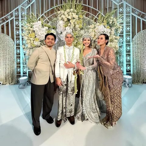 Model Kebaya Aaliyah Massaid saat Hadiri Pernikahan Al Ghazali dan Alyssa Daguise (instagram.com/thariqhalilintar)