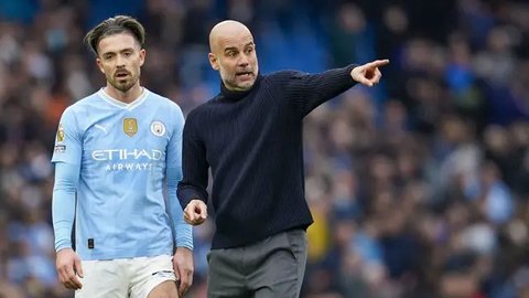 Erling Haaland merayakan gol pada laga Man City vs Chelsea di Premier Leafue 2024/2025 (c) AP Photo/Scott Heppell