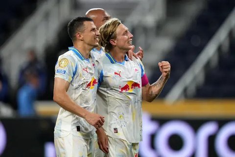 Juventus menang 5-0 atas klub Uni Emirat Arab, Al Ain, dalam laga Grup G Piala Dunia Antarklub 2025 di Audi Field stadium, Washington, DC, Kamis (19/6/2025) dini hari WIB. (ROBERTO SCHMIDT /
