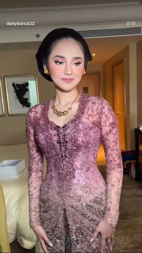 Detail Kebaya Syifa Hadju di Acara Ngunduh Mantu Al & Alyssa