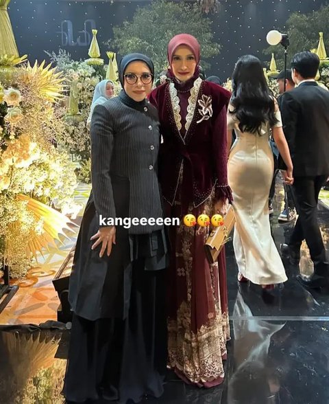 Potret Artis 90an yang Hadir di Ngunduh Mantu Al Ghazali dan Alyssa Daguise/Instagram/@elvy_sukaesih
