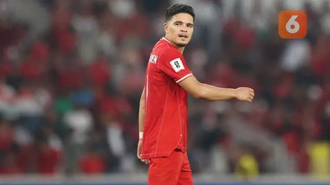 Pemain Timnas Indonesia, Ragnar Oratmangoen melakukan selebrasi setelah mencetak gol ke gawang Vietnam pada laga Grup F Kualifikasi Piala Dunia 2026 di My Dinh Stadium, Vietnam, Selasa (26/03