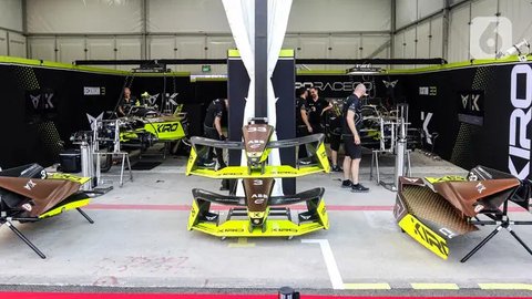 Formula E Jakarta 2025 akan digelar pada Sabtu 21 Juni 2025 di Jakarta International E-Prix Circuit (JIEC), Ancol, Jakarta Utara. (Liputan6.com/Herman Zakharia)
