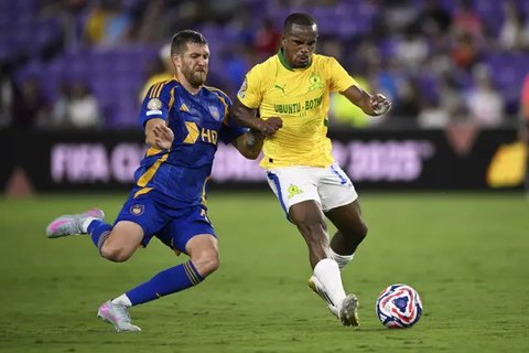 Starting XI Fluminense berpose untuk foto tim sebelum pertandingan Grup F Piala Dunia Antarklub antara Fluminense dan Borussia Dortmund di East Rutherford, N.J., Selasa, 17 Juni 2025.