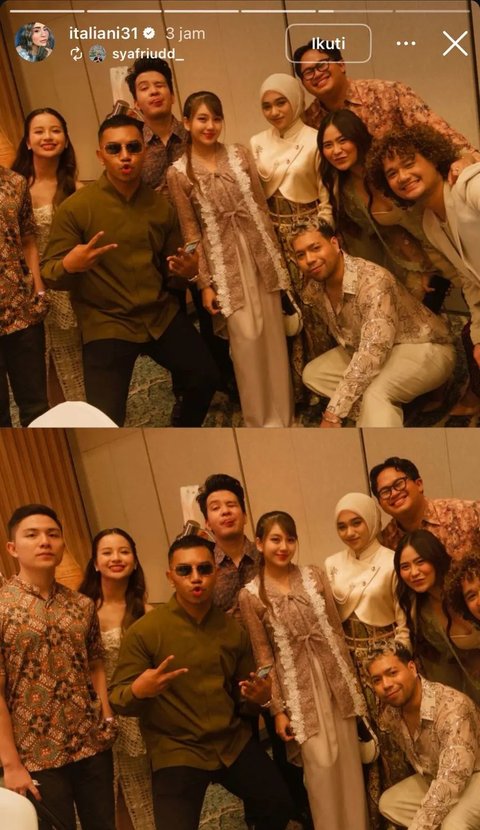 Teman-teman jebolan Indonesian Idol terlihat kompak hadir. Mulai dari&nbsp;Nabila Taqiyyah, Anggis Devaki, hingga Lyodra. Semoga Alden dan Jodie diberi kelancaran sampai hari pernikahan, ya.