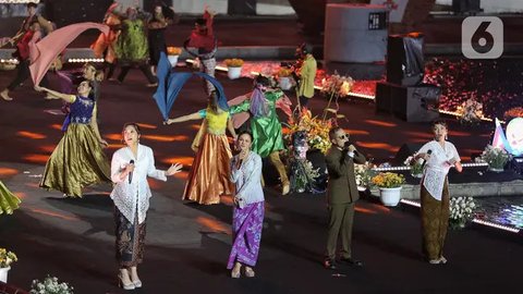 Peringatan HUT ke-498 ini menjadi momentum kolaborasi dan aktivasi seluruh warga kota untuk bersama-sama mewujudkan Jakarta 500 tahun sebagai kota yang inklusif, berdaya saing, dan berkelas dunia. (Liputan6.com/Angga Yuniar)