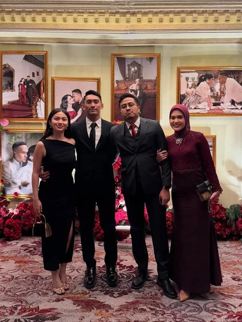 Fashion Kondangan Ariel Tatum dan Kekasih, Tampil Gloamor dan Super Elegan (sumber: Instagram/daffawardhana)