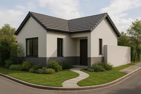 7 Model Rumah di Lahan Tusuk Sate yang Tetap Estetik dan Nyaman Ditinggali (sumber:AI)