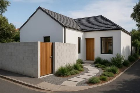 7 Model Rumah di Lahan Tusuk Sate yang Tetap Estetik dan Nyaman Ditinggali (sumber:AI)