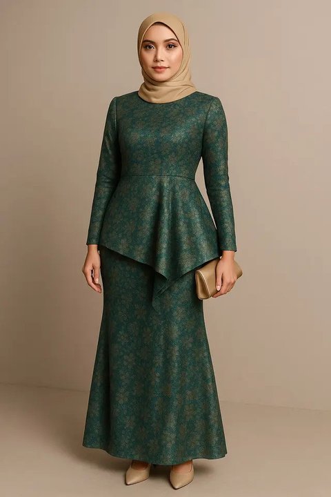 Model Gamis Bunga untuk Kondangan agar Terlihat Elegan (Foto: ChatGPT)