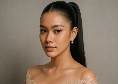 7 Model Rambut Ponytail Modern untuk Kondangan, Simpel tapi Elegan (sumber:AI)