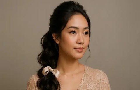 7 Model Rambut Ponytail Modern untuk Kondangan, Simpel tapi Elegan (sumber:AI)