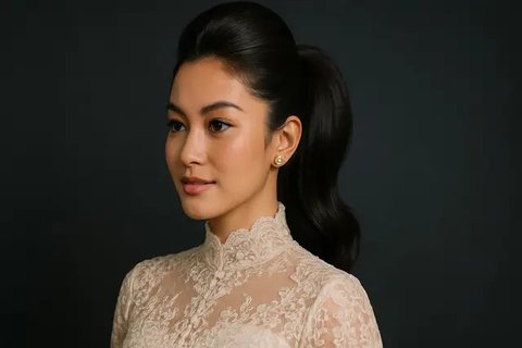 7 Model Rambut Ponytail Modern untuk Kondangan, Simpel tapi Elegan (sumber:AI)