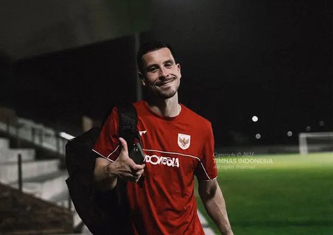 Bek Timnas Indonesia, Justin Hubner, dalam laga melawan Bahrain di SUGBK, Jakarta, Selasa (27/3/2025). (Bola.com/Bagaskara Lazuardi)