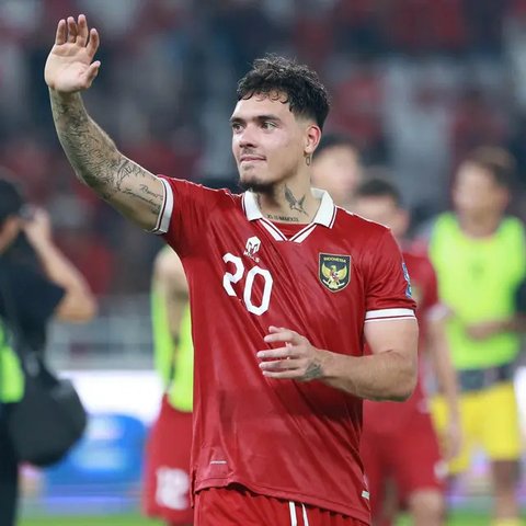 Bek Timnas Indonesia, Justin Hubner, dalam laga melawan Bahrain di SUGBK, Jakarta, Selasa (27/3/2025). (Bola.com/Bagaskara Lazuardi)