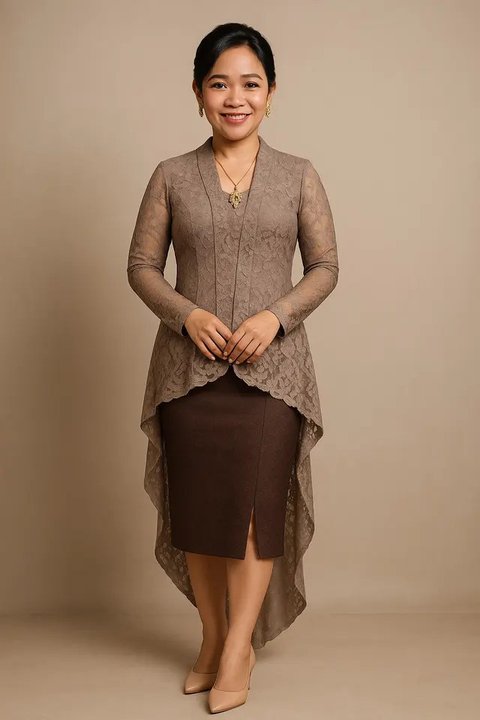 Tips Memilih Kebaya untuk Orang Pendek agar Terlihat Tinggi (Foto: ChatGPT)