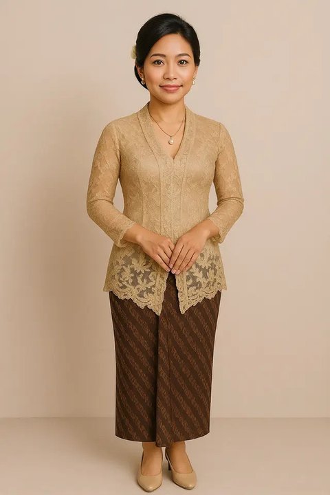 Tips Memilih Kebaya untuk Orang Pendek agar Terlihat Tinggi (Foto: ChatGPT)
