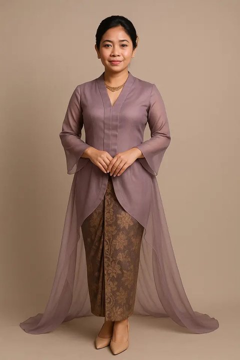 Tips Memilih Kebaya untuk Orang Pendek agar Terlihat Tinggi (Foto: ChatGPT)