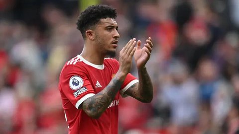 Pemain Chelsea, Jadon Sancho, merayakan gol yang dicetaknya ke gawang Real Betis pada laga final UEFA Conference League 2024/2025, Kamis (29/5/2025) dini hari WIB. Chelsea menjadi juara UEFA