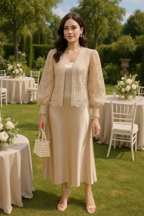 Model Cardigan Lengan Balon untuk Kondangan/AI