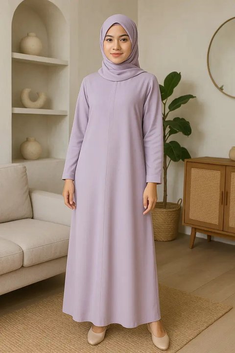 7 Model Gamis Abaya Remaja Terbaru agar Terlihat Muda dan Stylish (sumber:AI)