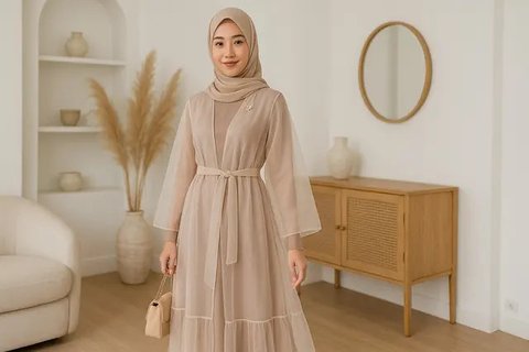 7 Model Gamis Abaya Remaja Terbaru agar Terlihat Muda dan Stylish (sumber:AI)