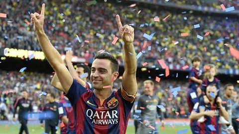 Pemain Inter Miami, Lionel Messi melakukan selebrasi setelah mencetak gol ke gawang Philadelphia Union pada laga Piala Liga 2023 di Subaru Park, Chester, Pennsylvania, 15 Agustus 2023. (AF