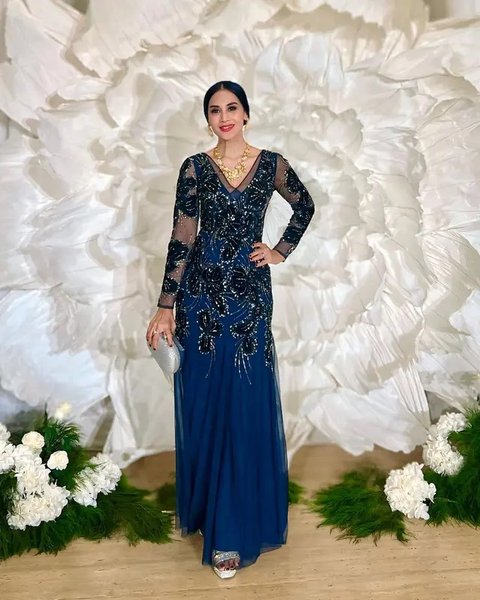 Model Dress Panjang Diah Permatasari (instagram.com/dps_diahpermatasari)