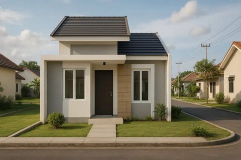 Rumah Bagus Sederhana di Perumahan Subsidi(via GPT)