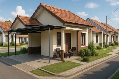 Rumah Bagus Sederhana di Perumahan Subsidi(via GPT)