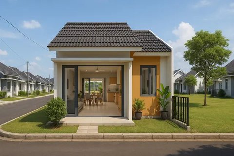 Rumah Bagus Sederhana di Perumahan Subsidi(via GPT)