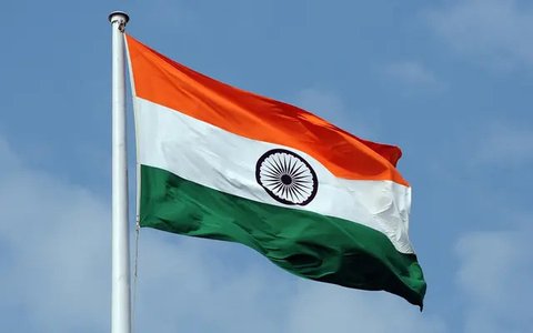Ilustrasi bendera India (AFP Photo)