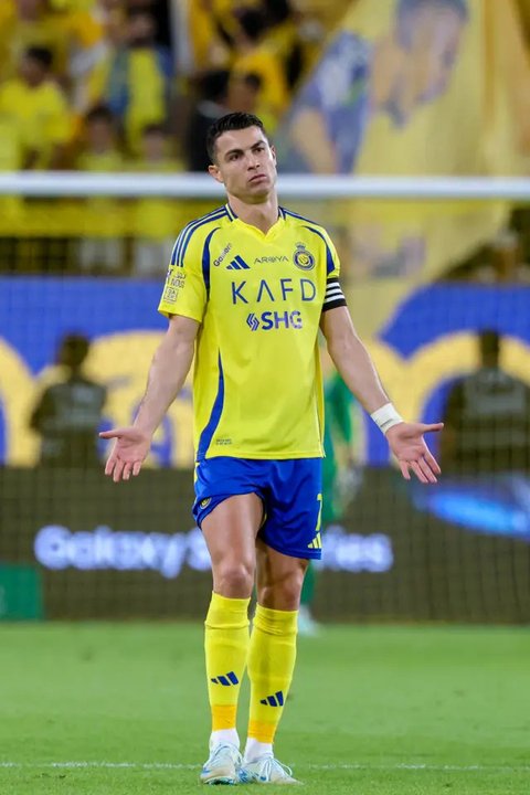 Cristiano Ronaldo saat kecewa bersama Al Nassr (AFP)