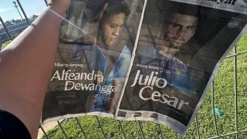 Alfeandra Dewangga dan Julio Cesar resmi diumumkan sebagai pemain baruPersib musim 2025/26. (Bola.com/Erwin Snaz)